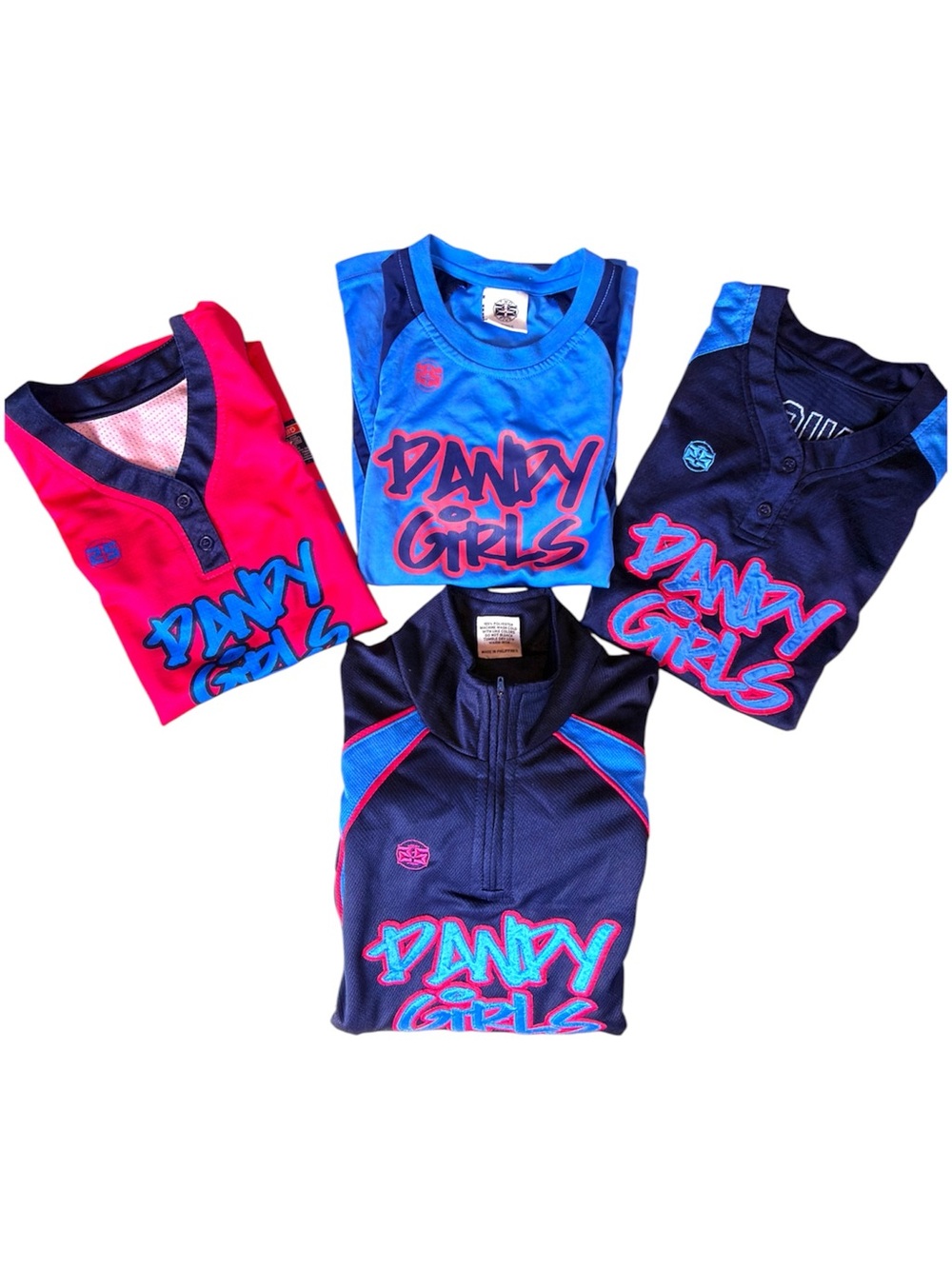 Two Five 25 Dandy Girls athletic tops bundle “Knight 7” on each Girl’s SM |bb1
